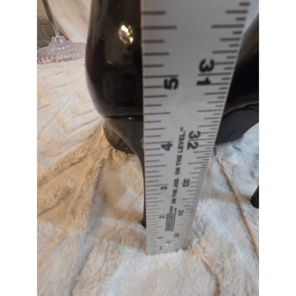 Black Patent Pointed Toe Stiletto‎ Pumps High Heels Womens Size 8.5 - Picture 8 of 11